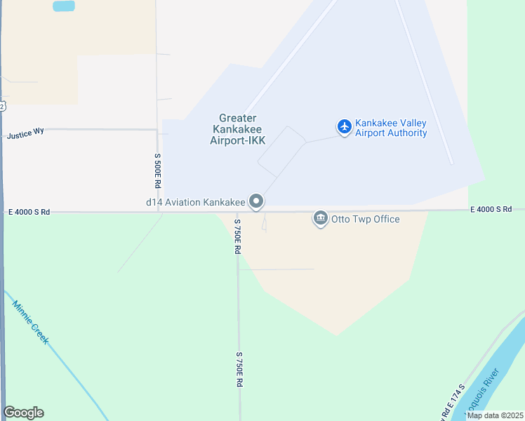 map of restaurants, bars, coffee shops, grocery stores, and more near 813 County Highway 35 in Kankakee
