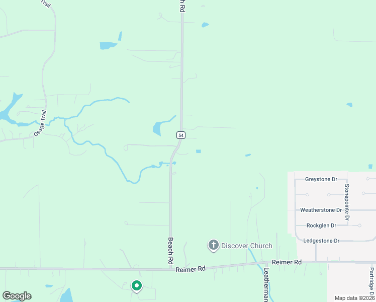 map of restaurants, bars, coffee shops, grocery stores, and more near 7775 Beach Road in Wadsworth