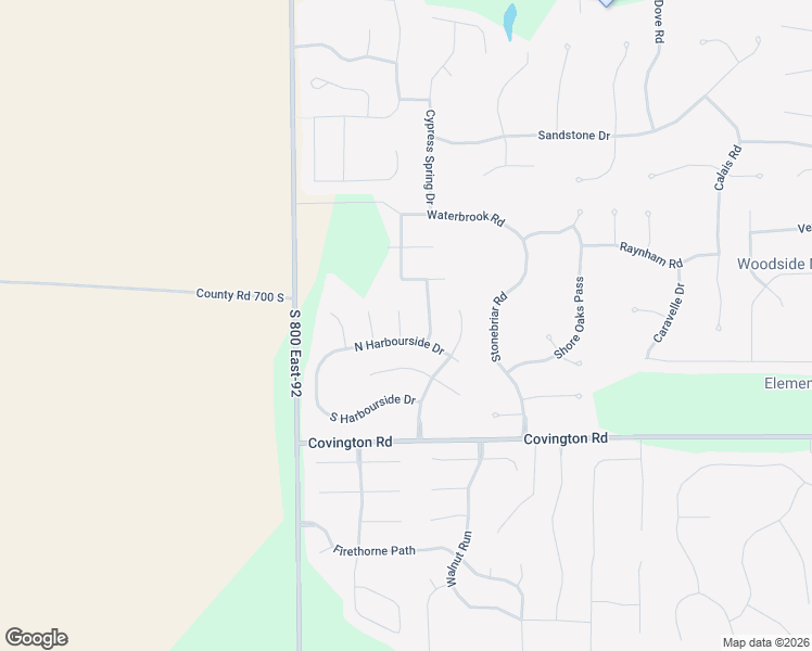 map of restaurants, bars, coffee shops, grocery stores, and more near 2325 Nautilus Cove in Fort Wayne