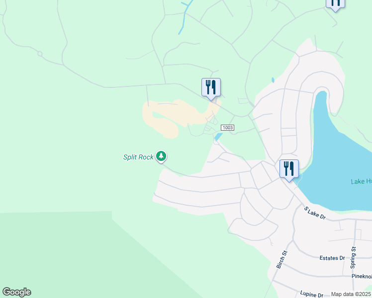 map of restaurants, bars, coffee shops, grocery stores, and more near in Lake Harmony