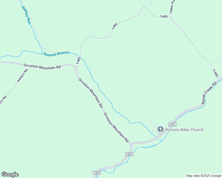 map of restaurants, bars, coffee shops, grocery stores, and more near 199 Orviston Mountain Road in Howard