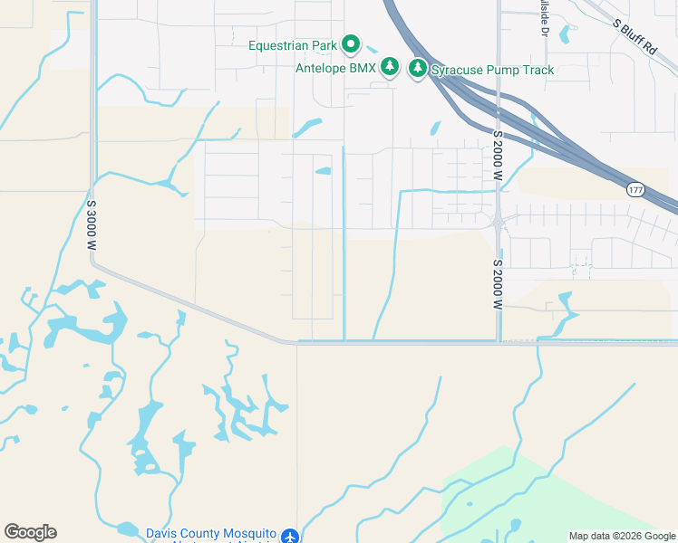 map of restaurants, bars, coffee shops, grocery stores, and more near 3521 South 2410 West in Syracuse