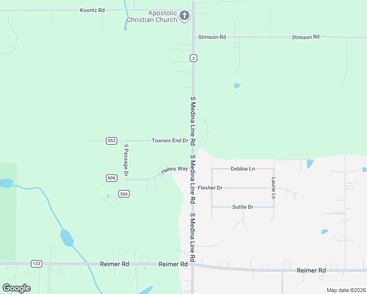map of restaurants, bars, coffee shops, grocery stores, and more near 2680 South Medina Line Road in Wadsworth