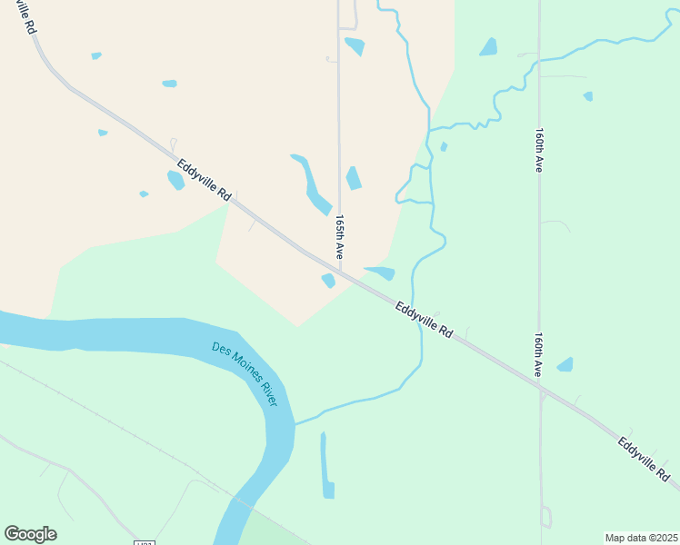 map of restaurants, bars, coffee shops, grocery stores, and more near 16500 Eddyville Road in Ottumwa