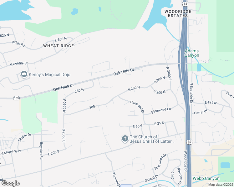map of restaurants, bars, coffee shops, grocery stores, and more near 2603 Summerwood Drive in Layton