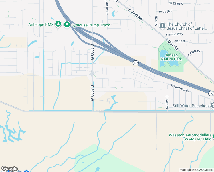 map of restaurants, bars, coffee shops, grocery stores, and more near 3504 South Laurel Lane in Syracuse