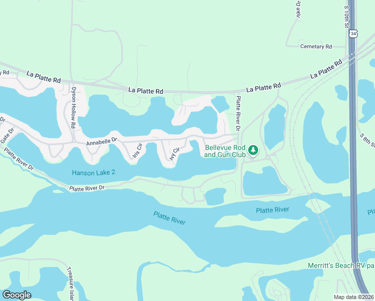 map of restaurants, bars, coffee shops, grocery stores, and more near 17314 Hanson Drive in Bellevue