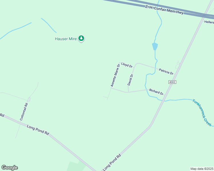 map of restaurants, bars, coffee shops, grocery stores, and more near 217 Annette Marie Drive in Long Pond