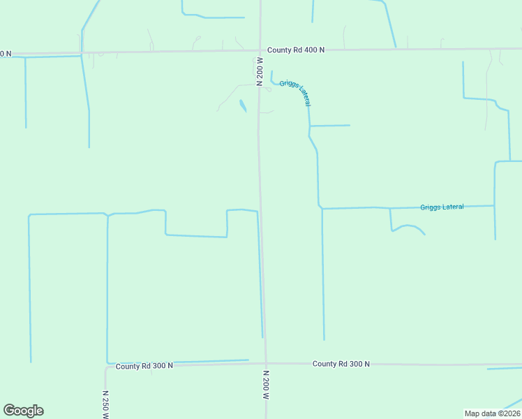map of restaurants, bars, coffee shops, grocery stores, and more near County Road 200 West in Rensselaer