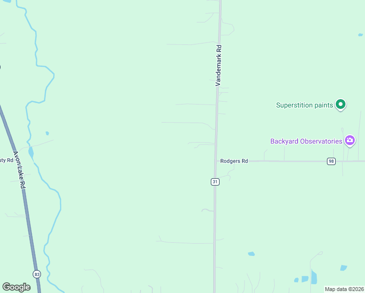 map of restaurants, bars, coffee shops, grocery stores, and more near 7680 Vandemark Road in Lodi