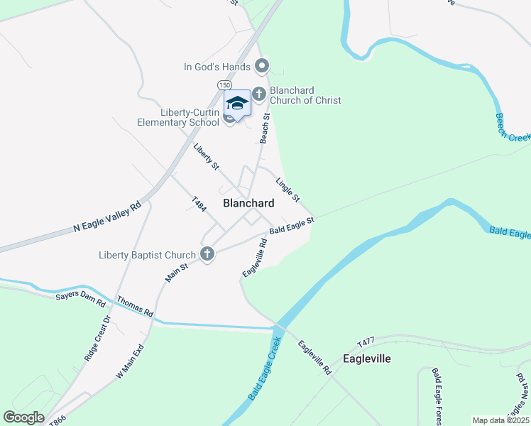 map of restaurants, bars, coffee shops, grocery stores, and more near 112 Liberty Street in Howard