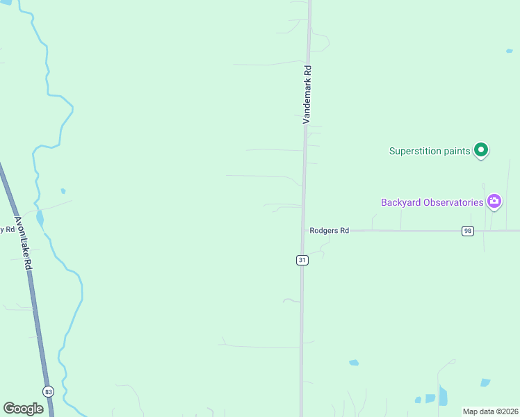 map of restaurants, bars, coffee shops, grocery stores, and more near 7680 Vandemark Road in Lodi