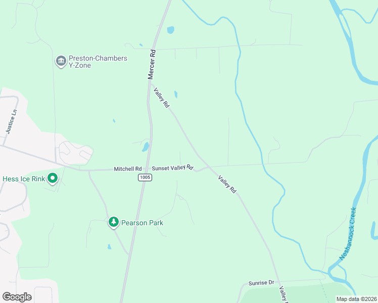 map of restaurants, bars, coffee shops, grocery stores, and more near 1637 Valley Road in New Castle