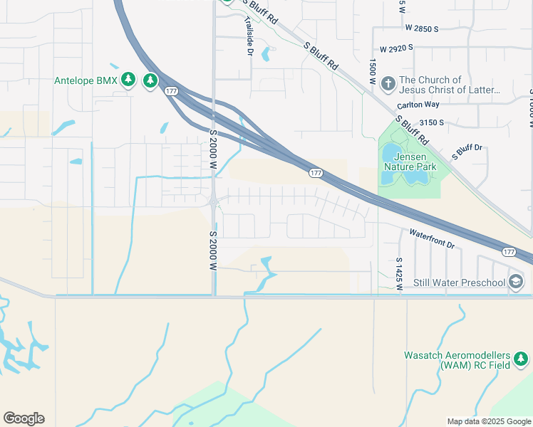 map of restaurants, bars, coffee shops, grocery stores, and more near 3442 South Poplar Lane in Syracuse