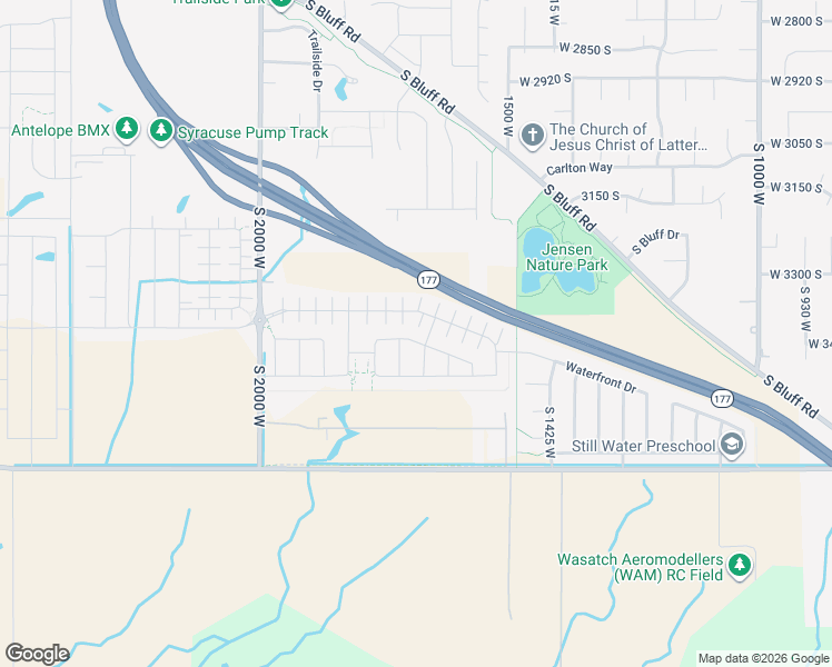 map of restaurants, bars, coffee shops, grocery stores, and more near 1684 West Red Pine Drive in Syracuse
