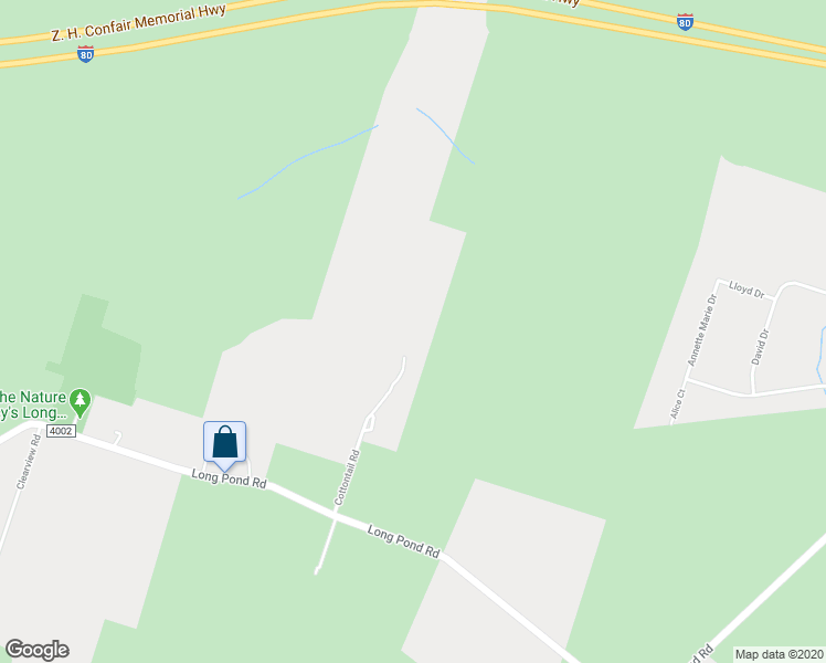 map of restaurants, bars, coffee shops, grocery stores, and more near 1068 Cottontail Road in Long Pond