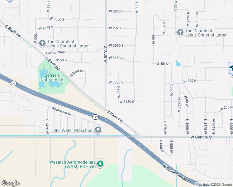 map of restaurants, bars, coffee shops, grocery stores, and more near 3380 South 930 West in Syracuse