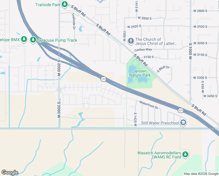 map of restaurants, bars, coffee shops, grocery stores, and more near 1614 West Parkview Drive in Syracuse