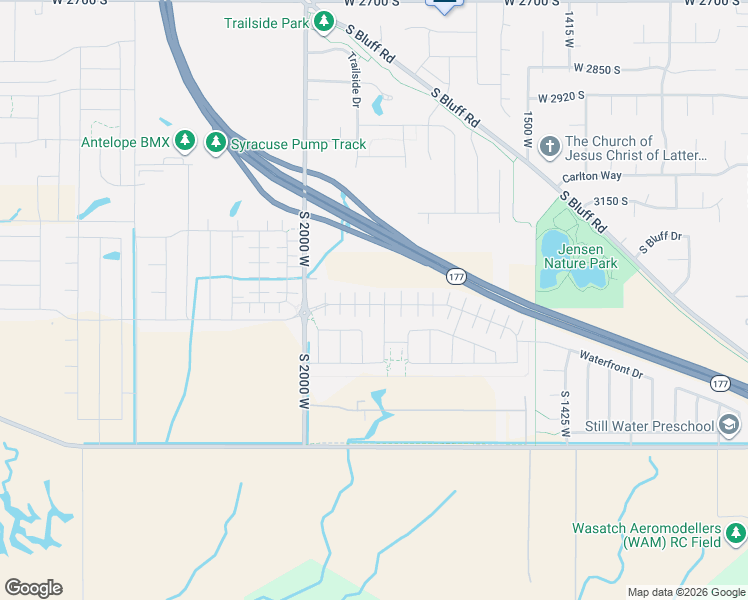 map of restaurants, bars, coffee shops, grocery stores, and more near 1842 West Parkview Drive in Syracuse