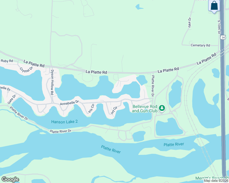map of restaurants, bars, coffee shops, grocery stores, and more near 17114 Lakewood Drive in Bellevue