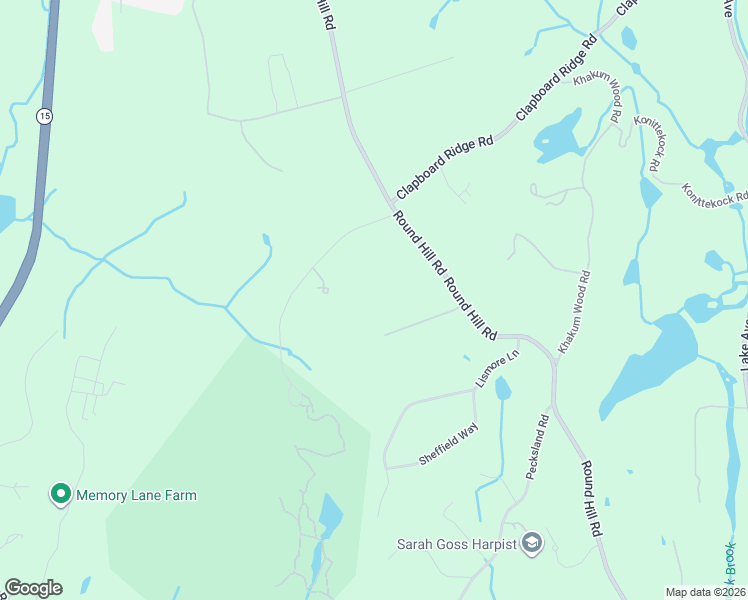 map of restaurants, bars, coffee shops, grocery stores, and more near 168 Round Hill Road in Greenwich