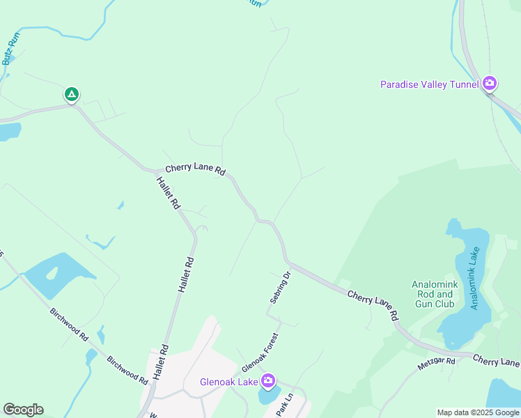 map of restaurants, bars, coffee shops, grocery stores, and more near 1245 Cherry Lane Road in East Stroudsburg