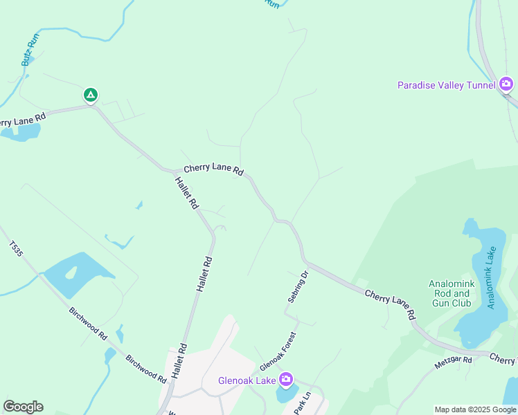 map of restaurants, bars, coffee shops, grocery stores, and more near 1236 Cherry Lane Road in East Stroudsburg