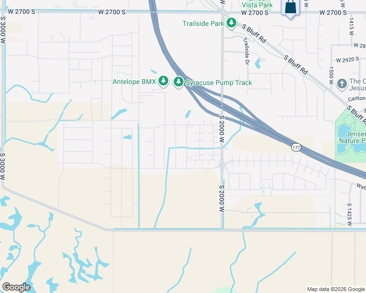 map of restaurants, bars, coffee shops, grocery stores, and more near 3326 South Cooper Street in Syracuse