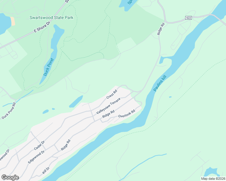 map of restaurants, bars, coffee shops, grocery stores, and more near 107 Valleyview Terrace in Newton