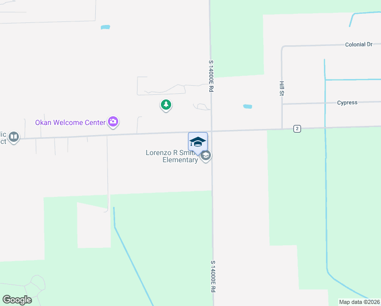 map of restaurants, bars, coffee shops, grocery stores, and more near 4120 South Wheeler Road in Saint Anne