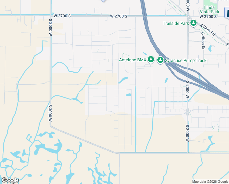 map of restaurants, bars, coffee shops, grocery stores, and more near 2537 West 3230 South in Syracuse