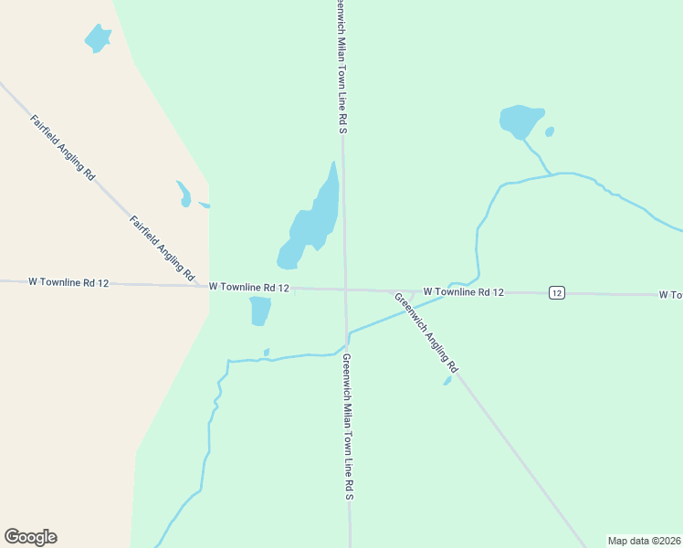 map of restaurants, bars, coffee shops, grocery stores, and more near 2655 Greenwich Milan Town Line Road South in Greenwich