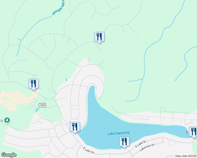 map of restaurants, bars, coffee shops, grocery stores, and more near 69 Crest Dr in Carbon
