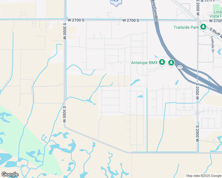 map of restaurants, bars, coffee shops, grocery stores, and more near 2648 West 3230 South in Syracuse