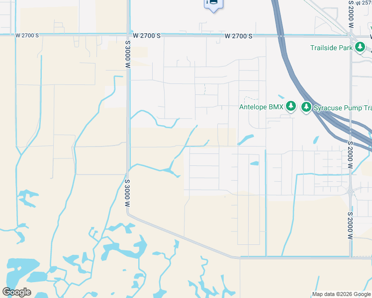map of restaurants, bars, coffee shops, grocery stores, and more near 3586 South 3000 West in Syracuse
