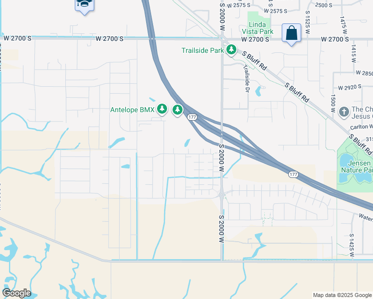 map of restaurants, bars, coffee shops, grocery stores, and more near 2154 West Lydia Lane in Syracuse