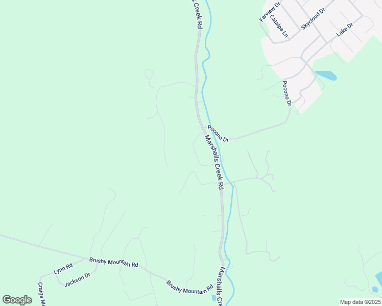 map of restaurants, bars, coffee shops, grocery stores, and more near 7129 Honeycomb Ln in East Stroudsburg