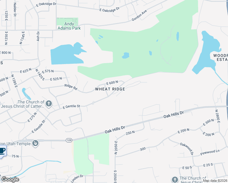 map of restaurants, bars, coffee shops, grocery stores, and more near 2092 East Gentile Street in Layton