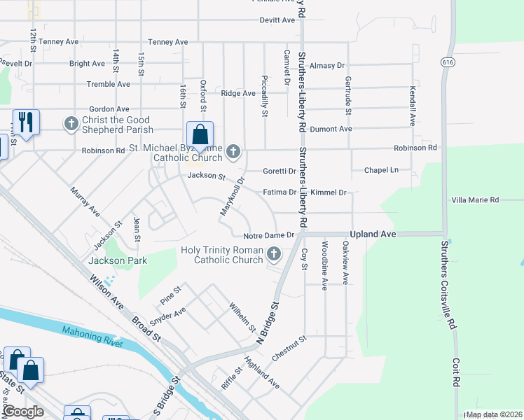 map of restaurants, bars, coffee shops, grocery stores, and more near 387 Jackson Street in Campbell