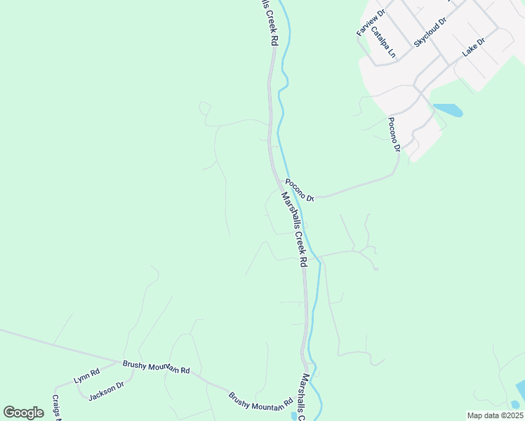 map of restaurants, bars, coffee shops, grocery stores, and more near 7129 Honeycomb Ln in East Stroudsburg