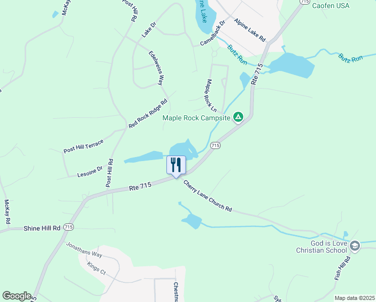 map of restaurants, bars, coffee shops, grocery stores, and more near 311 Maple View Terrace in Henryville