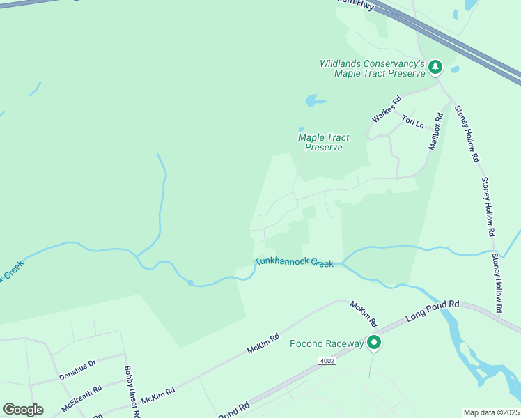 map of restaurants, bars, coffee shops, grocery stores, and more near 126 Maxies Run in Monroe County