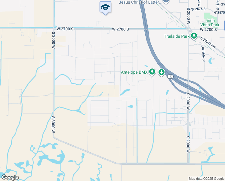 map of restaurants, bars, coffee shops, grocery stores, and more near 3158 South 2550 West Street in Syracuse