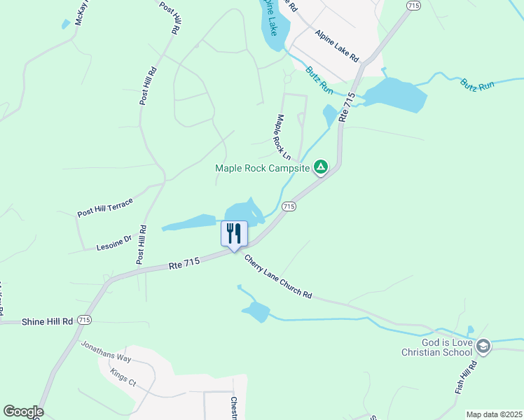 map of restaurants, bars, coffee shops, grocery stores, and more near 311 Maple View Terrace in Henryville