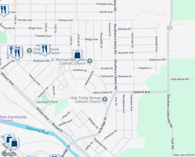 map of restaurants, bars, coffee shops, grocery stores, and more near 387 Jackson Street in Campbell
