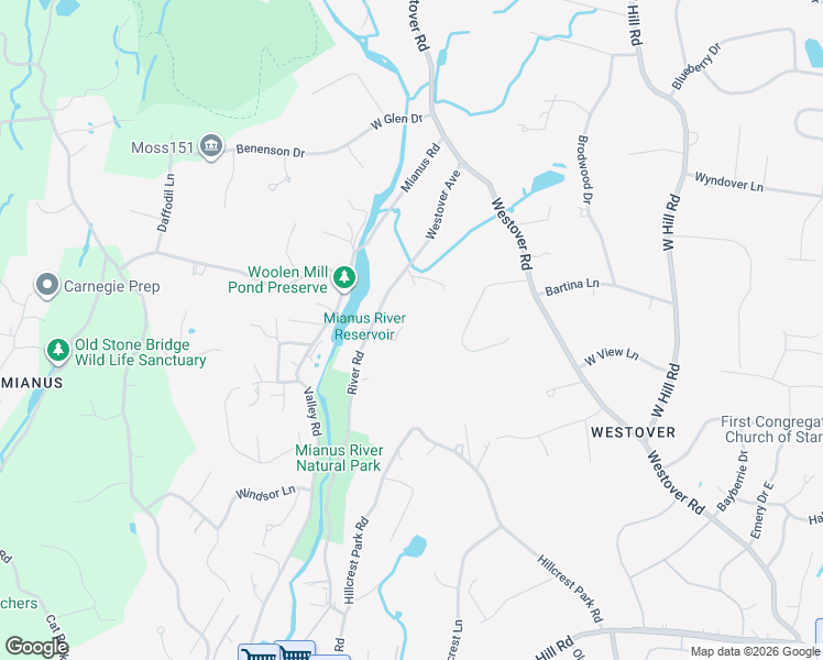 map of restaurants, bars, coffee shops, grocery stores, and more near 677 River Road in Greenwich