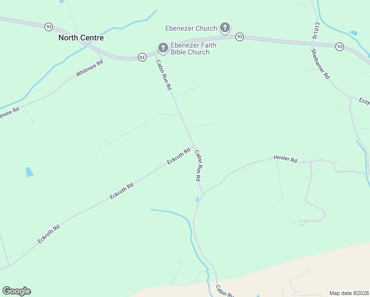 map of restaurants, bars, coffee shops, grocery stores, and more near 305 Eckroth Road in Bloomsburg