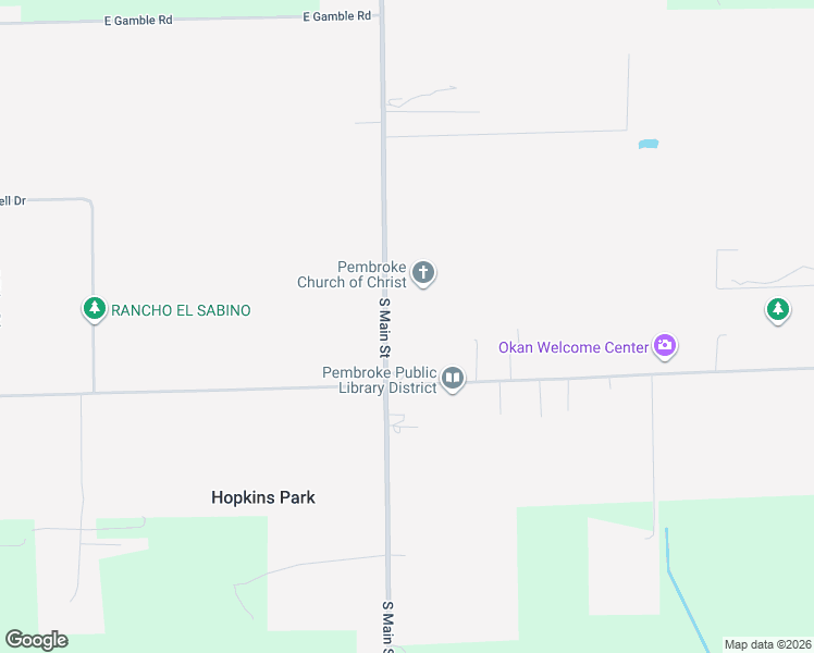 map of restaurants, bars, coffee shops, grocery stores, and more near 3879 South Main Street in Hopkins Park