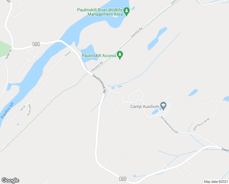 map of restaurants, bars, coffee shops, grocery stores, and more near Old Swartswood Road in Newton