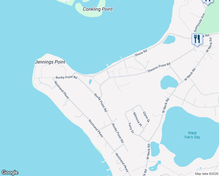 map of restaurants, bars, coffee shops, grocery stores, and more near 8 Prospect Avenue in Sag Harbor